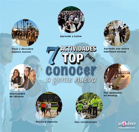 7 actividades TOP para conocer gente nueva